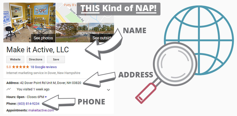 local-seo-nap2 Local SEO / NAP Services - Make it Active, LLC