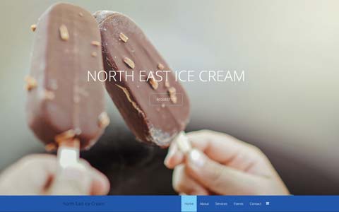 ice-cream-website-design Website Design Portfolio - Make it Active, LLC