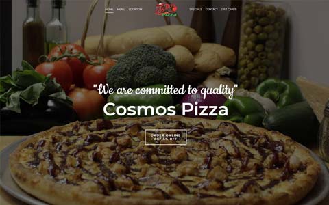 website-design-pizza Website Design Portfolio - Make it Active, LLC